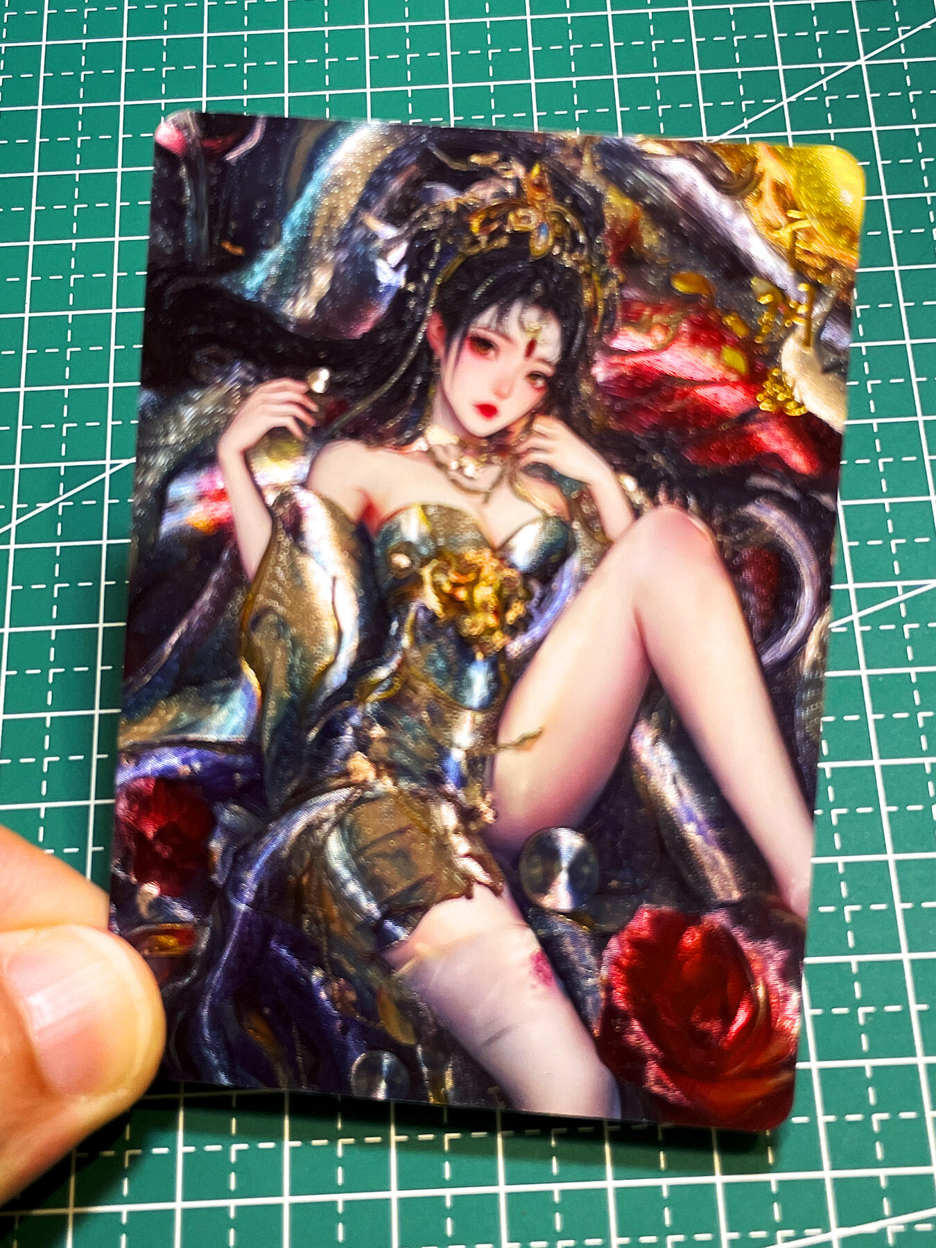 显眼宝36期 11月12日晚21:50截拍 佣金1起 可寄存～ 闲宅卡牌 墨烬三国 卞玥 颜值担当  一枚 半粗 63*88