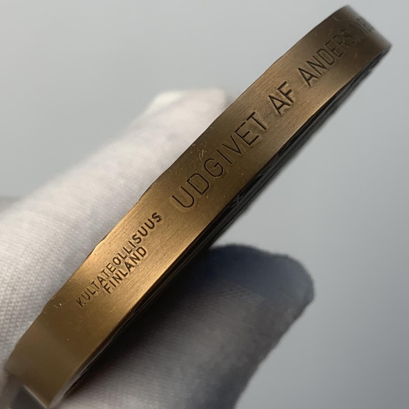 掌中浮雕-藏着的欧洲第040场 1978年丹麦音乐节大铜章，70mm，原盒