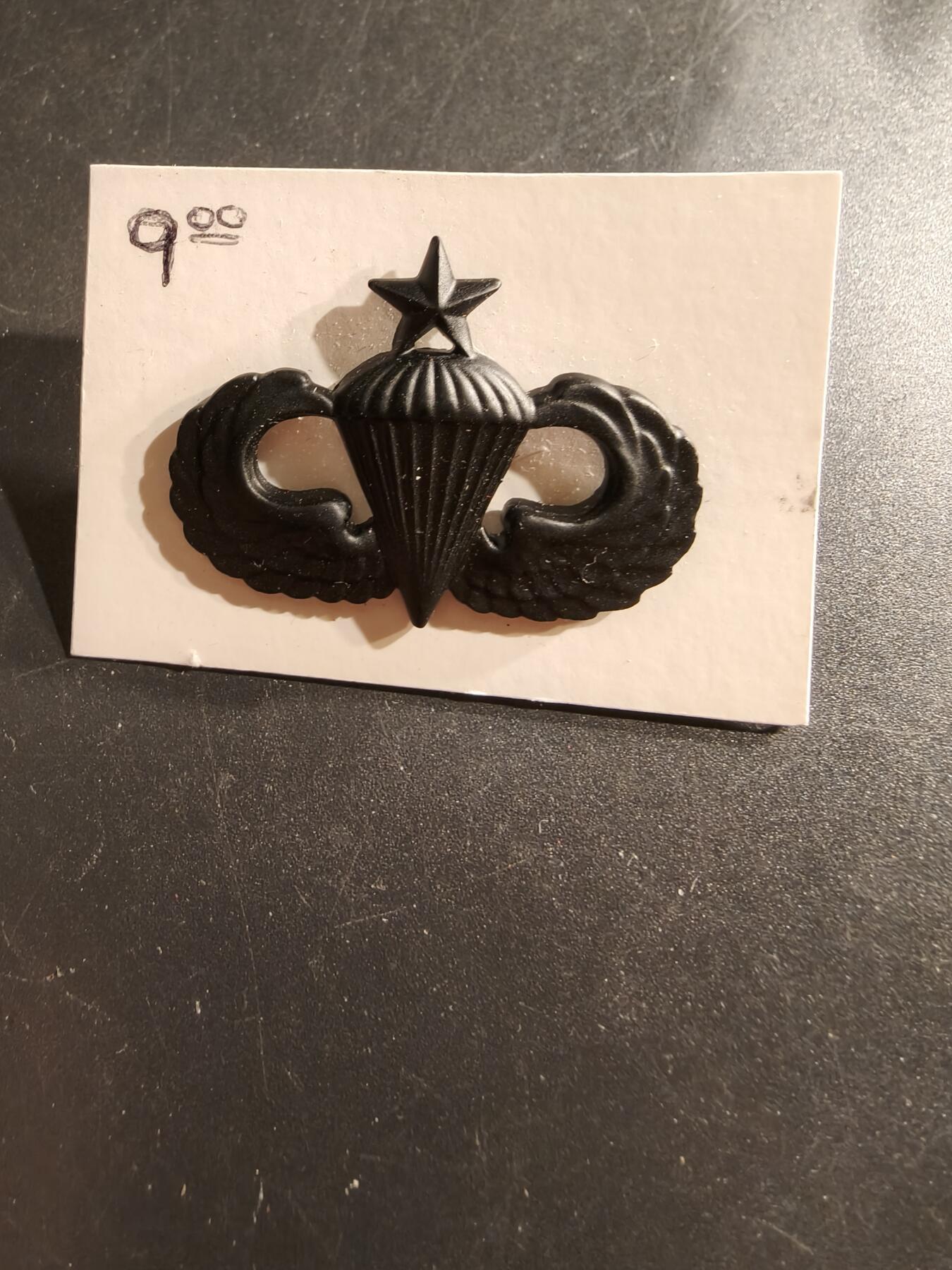 老王徽章第161期 美国空降兵中级技能章      低可视度版本