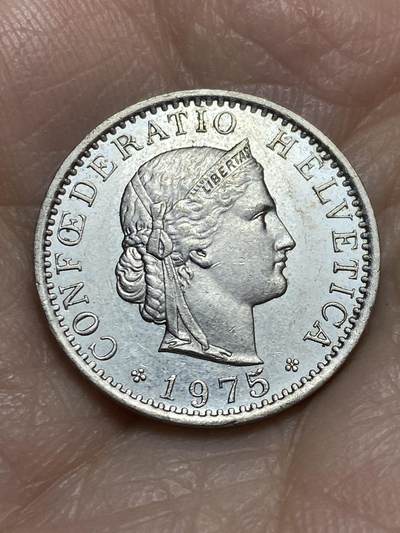 2025年第一百二十三场(总第一百四十九场）外国好品散币(免佣金) 瑞士🇨🇭1975年20分