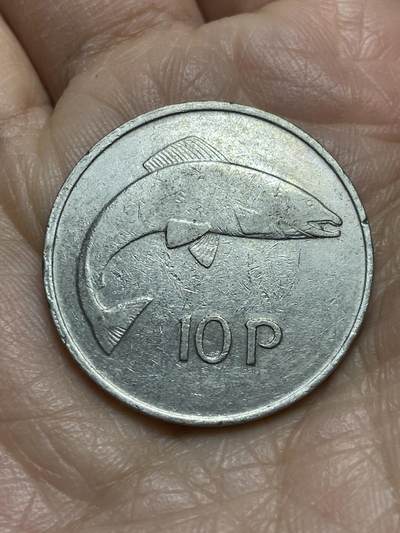 2025年第一百二十三场(总第一百四十九场）外国好品散币(免佣金) - 爱尔兰🇮🇪1980年10便士(共和国时期第二套第一版)