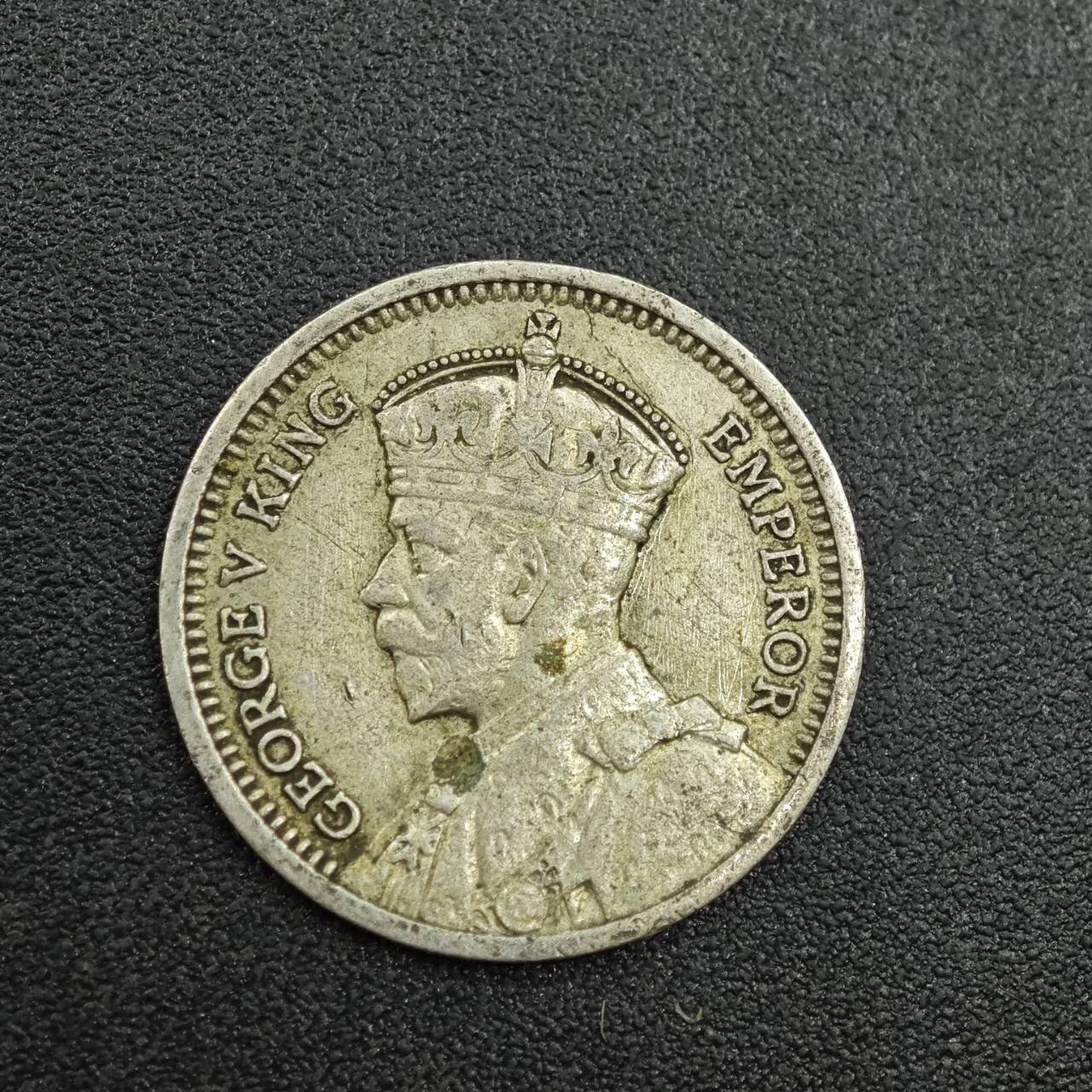 【淘币小摊】实时拍第七百八十八拍   散币小银币场   满百包邮可预留二周 每周一统一发货   新西兰1936年乔治五世3便士银币