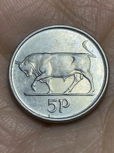 2025年第一百二十三场(总第一百四十九场）外国好品散币(免佣金) - 爱尔兰🇮🇪1993年5便士(共和国时期第二套第二版)