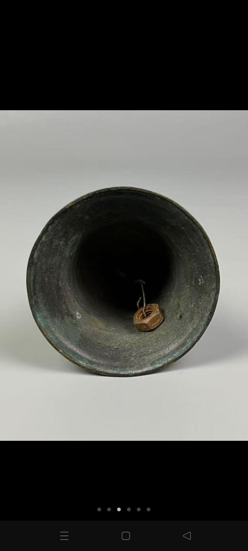 清末民国时期 【铜摇铃】保老保真、品相如图！