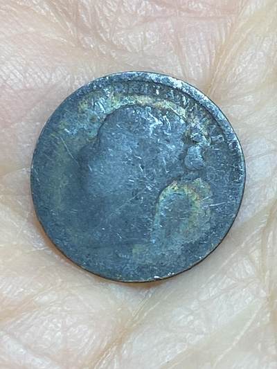 2025年第一百二十三场(总第一百四十九场）外国好品散币(免佣金) 英国🇬🇧3便士银币，重1.27克(维多利亚女王青年，925高银)