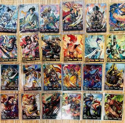 卡有江湖粉丝专场第二期（持续收拍，送拍联系我哦） 【原膜】卡游三国 橡皮人第一弹 群雄并起 大全套 24张（无橡皮人）