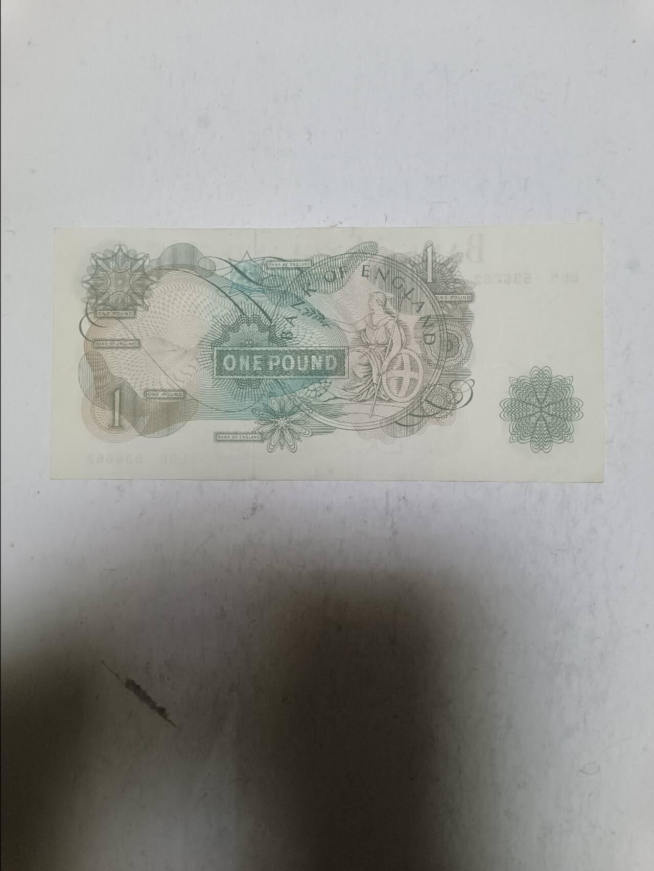 【20251106】非全新纸币第301场 英国C序列1镑