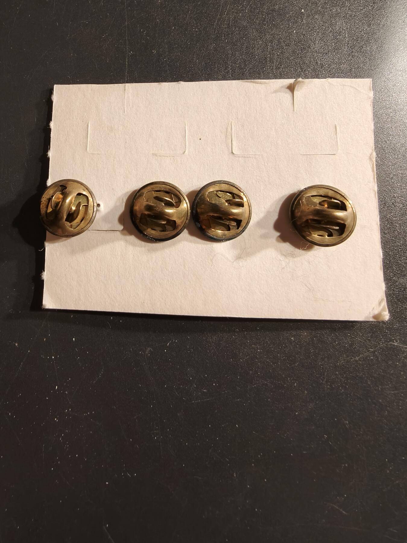 老王徽章第161期 美国海军陆战队士官长金属军衔一组    低可视度