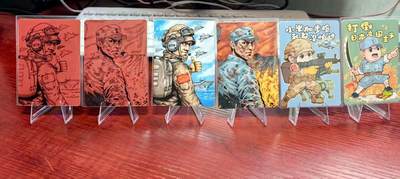 NO.14 好又多金牌大场，双11狂欢！每周一站式配齐，方便凑单！（周6晚8点截拍，卖家送拍0抽成！） - 小花瓣 纪念抗战反法西斯80周年 2张棉卡2张q版2张线稿一套6张全套