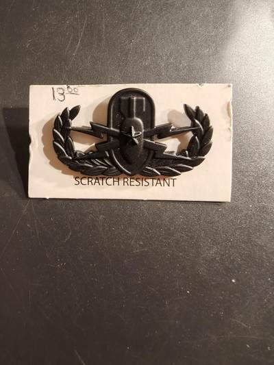 老王徽章第161期 - 美国武装部队爆炸物处理中级技能章     低可视度