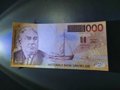 11月5号晚上8点 外国纸币自动截拍第51场 - 比利时1000近新