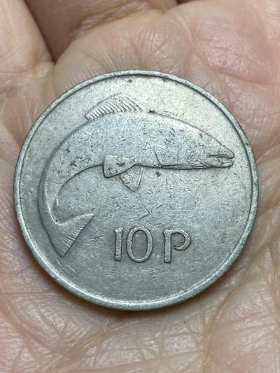 2025年第一百二十三场(总第一百四十九场）外国好品散币(免佣金) - 爱尔兰🇮🇪1980年10便士(”共和国时期第二套第一版)