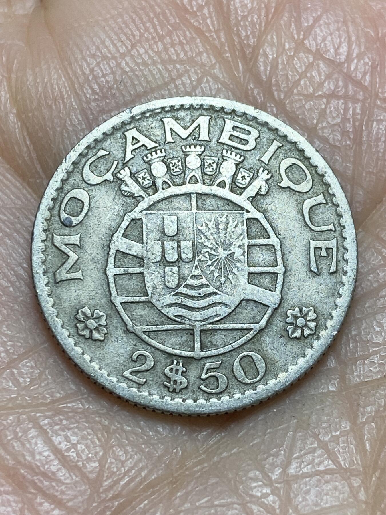 2025年第一百二十三场(总第一百四十九场）外国好品散币(免佣金) 葡属莫桑比克1955年2.5埃斯库多