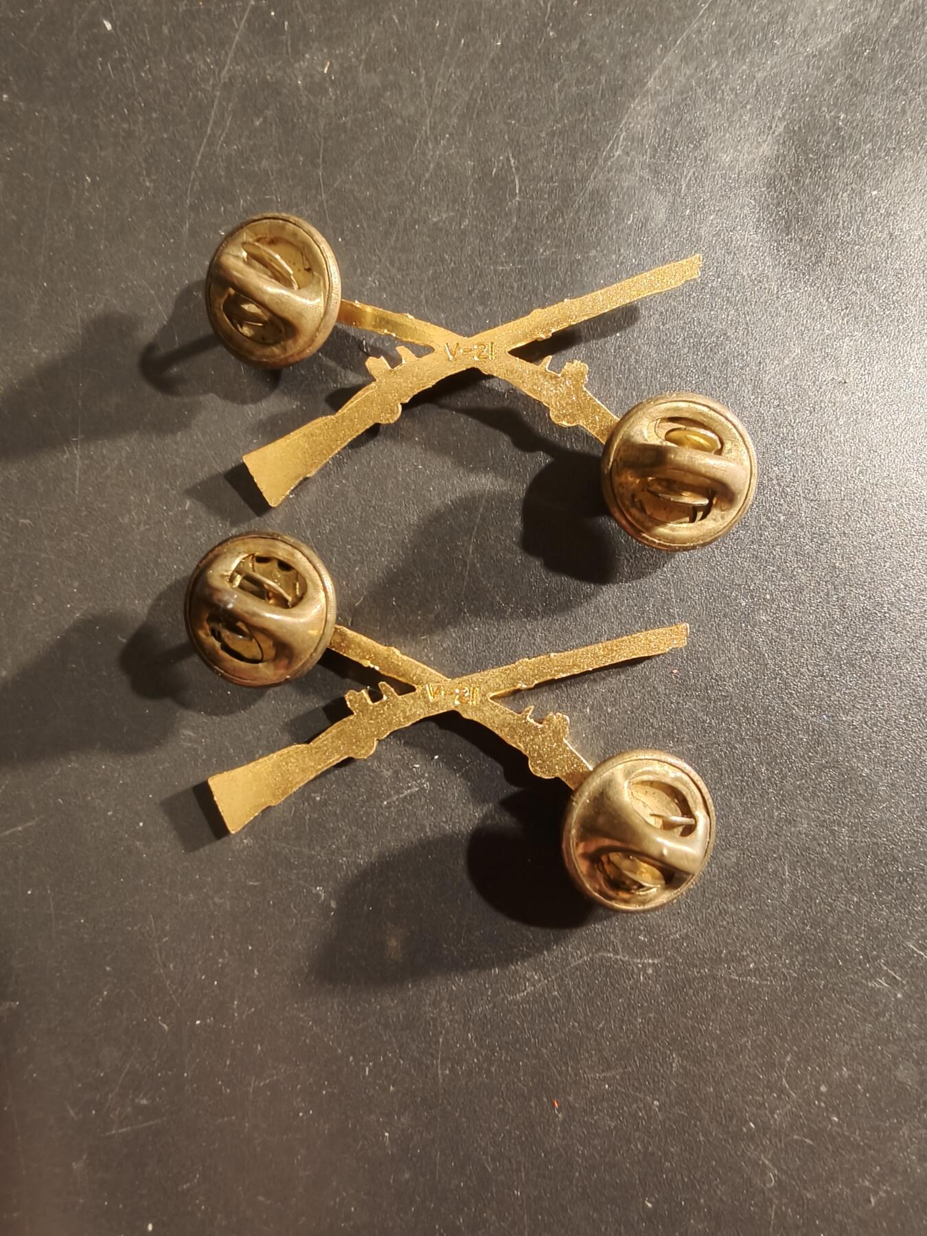 老王徽章第161期 美国步兵领章    二战时期