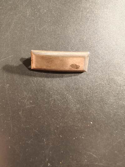 老王徽章第161期 - 美国中尉军衔符号一组2枚     925银    二战时期横针版     7.1g