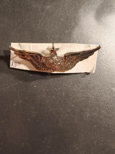 老王徽章第161期 - 美国空军机组人员中级技能章        2.5英寸