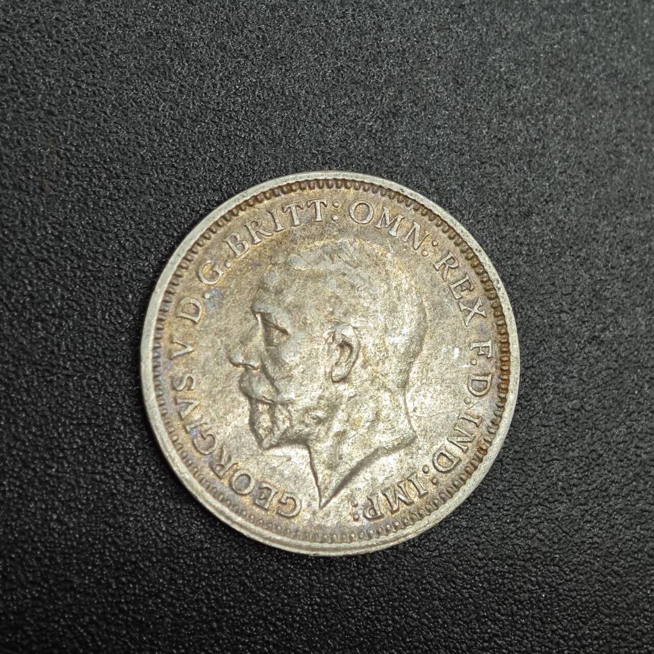 【淘币小摊】实时拍第七百八十八拍   散币小银币场   满百包邮可预留二周 每周一统一发货   英国1931年乔治五世3便士银币