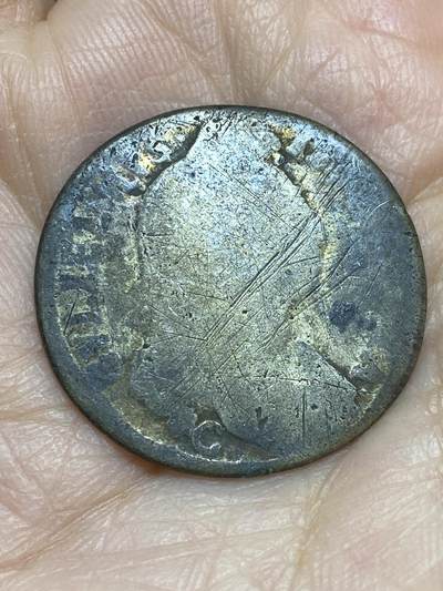 2025年第一百二十三场(总第一百四十九场）外国好品散币(免佣金) - 光板无毛银币，重3.99克(威廉三世时期)