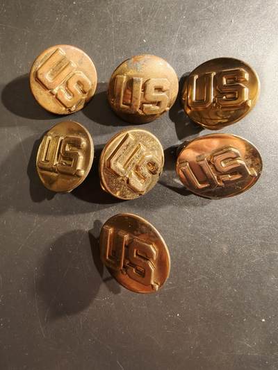 老王徽章第161期 - 美国陆军领章一组     不同版本    个别带厂标