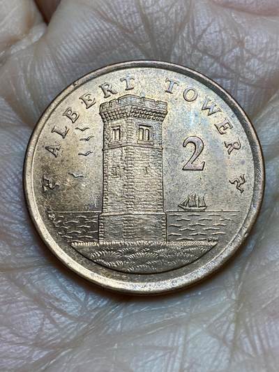 2025年第一百二十三场(总第一百四十九场）外国好品散币(免佣金) - 英属马恩岛🇮🇲2007年2便士(伊丽莎白二世老年)