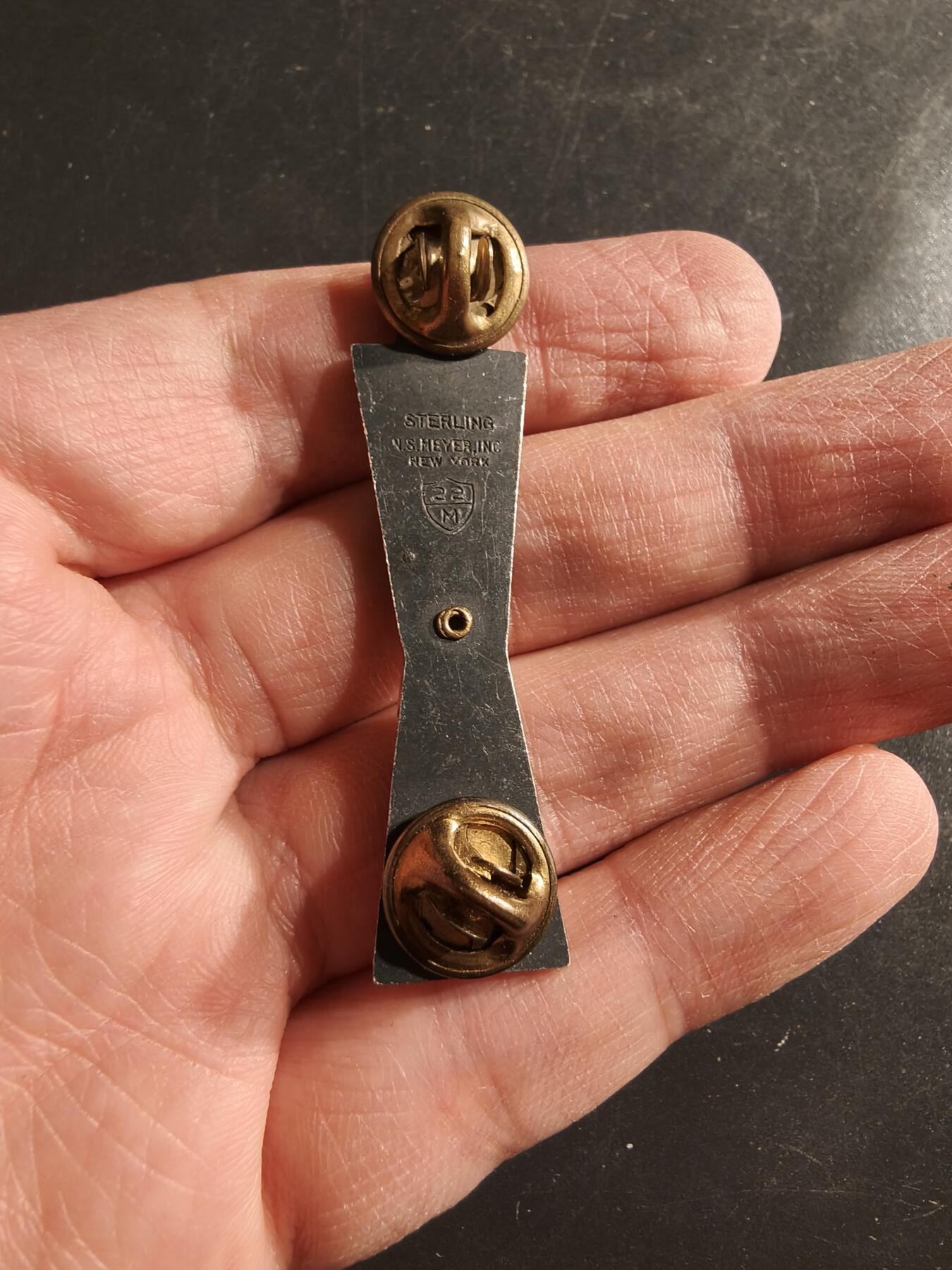 老王徽章第161期 美国导弹操作员中级技能章     2英寸     925银