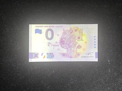 0欧元 纪念钞 荷兰 梵高 向日葵 2022年 全新UNC  - 0欧元 纪念钞 荷兰 梵高 向日葵 2022年 全新UNC 