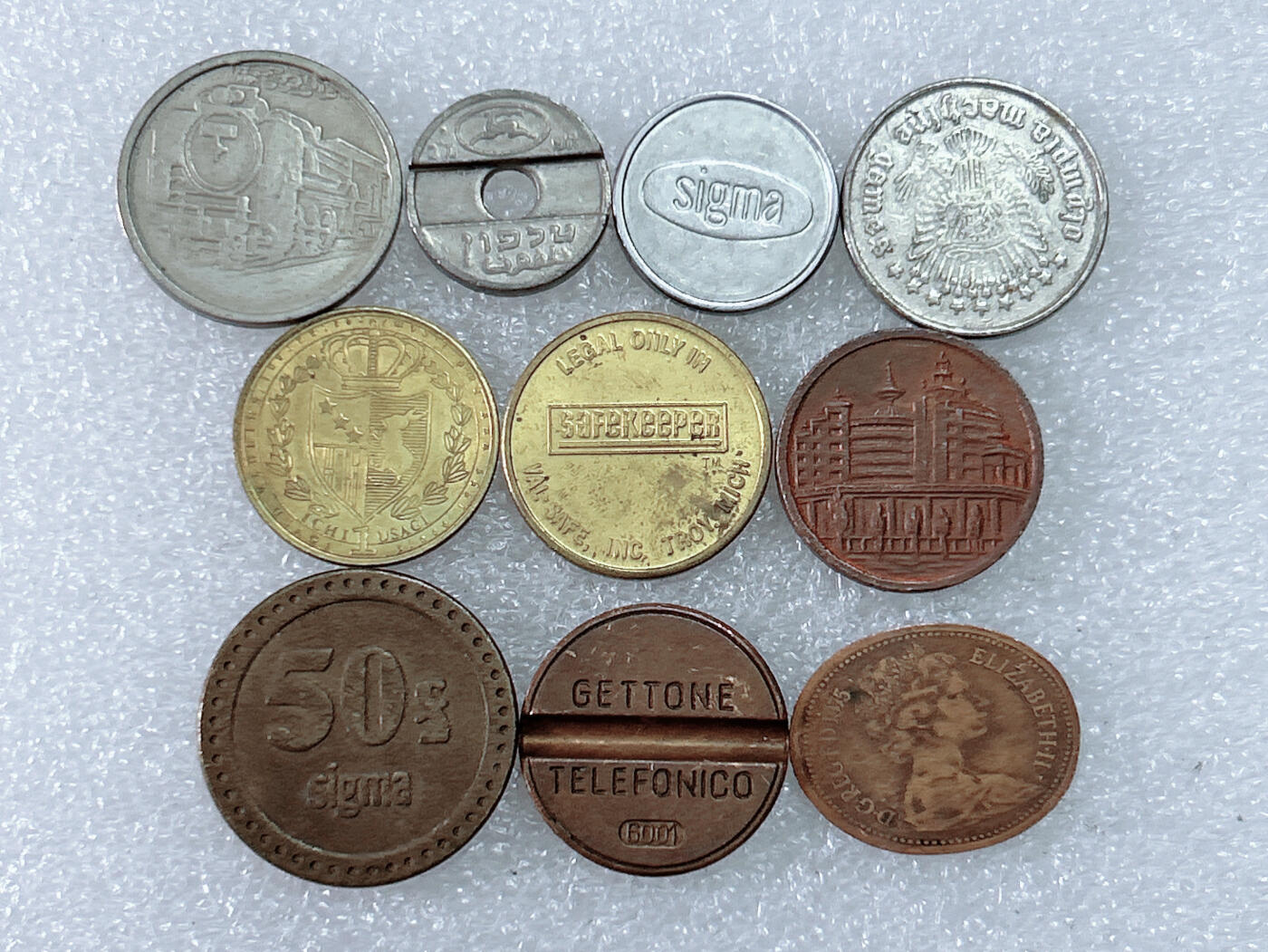 第一海外回流一元起拍收藏 散集专场  第261期 代币.章 10枚