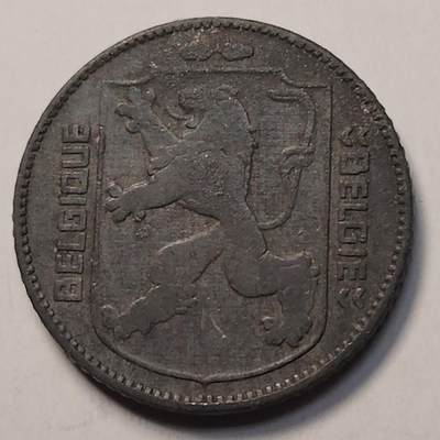 布加迪🐬～世界钱币(上海)🌾第 257 期 /  各国套币和散币 - 比利时🇧🇪 1941年 1法郎锌币