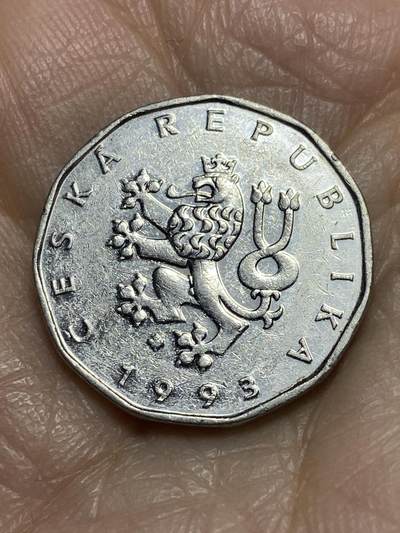 2025年第一百二十三场(总第一百四十九场）外国好品散币(免佣金) 捷克🇨🇿1993年2克朗