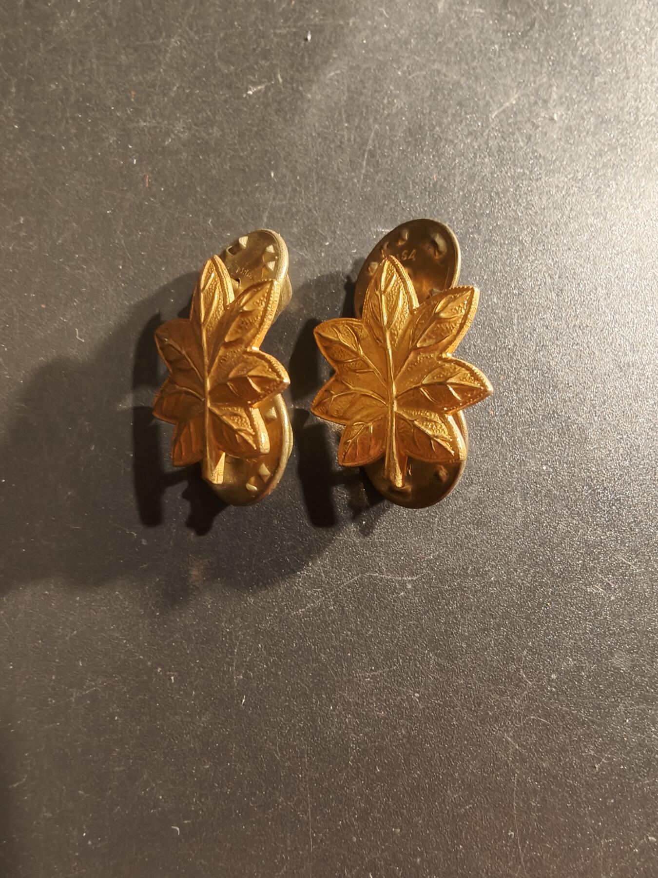 老王徽章第161期 美国海军少校军衔符号一组     先锋厂造