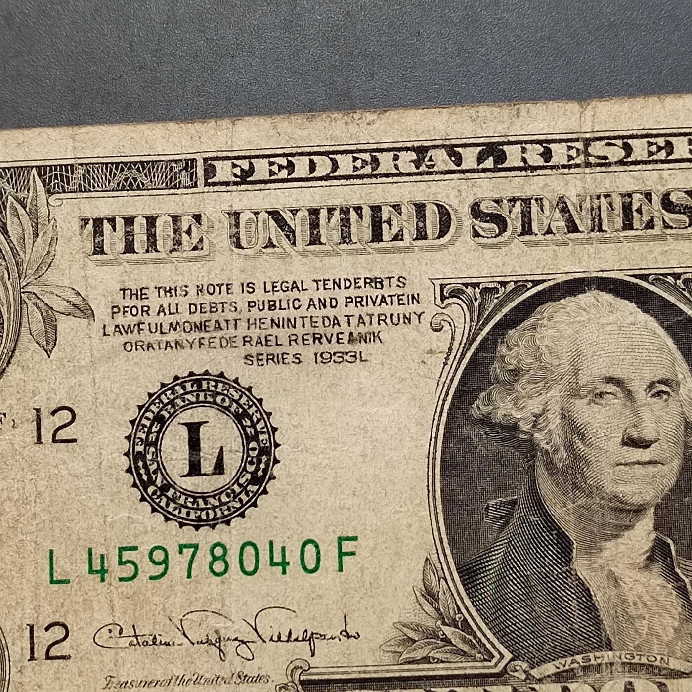 PCAI钱币7-585  纸币小专场 三十年代美元