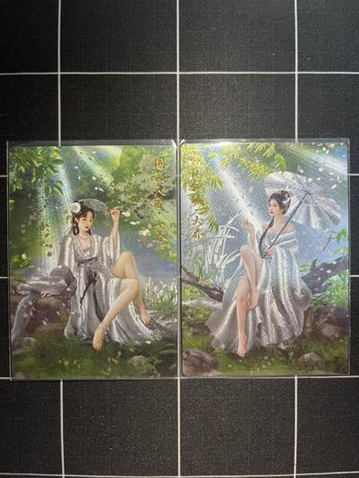 欢迎送拍、免费出卡没坑位费没手续费，各种换旧好卡 - 【折光一对】兰心 大乔、小乔 卡德曼&三国五虎