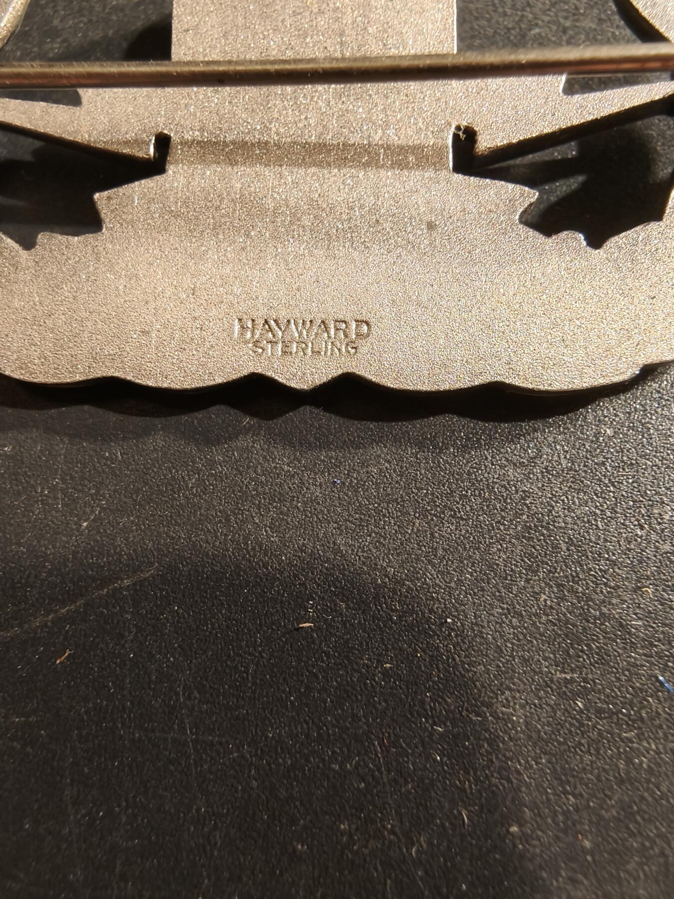 老王徽章第161期 美国三军爆炸物处理中级技能章     早期横真版     925银    早期贵金属很少见！   全尺寸