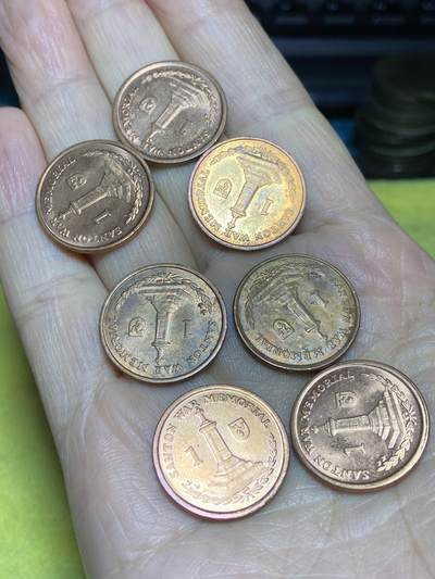 2025年第一百二十三场(总第一百四十九场）外国好品散币(免佣金) 好品英属马恩岛🇮🇲1便士7枚：2008年，09年10年12年15年16年