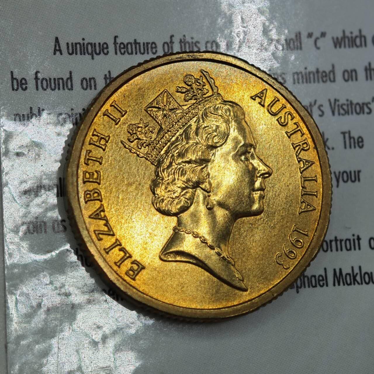 【淘币小摊】实时拍第七百八十八拍   散币小银币场   满百包邮可预留二周 每周一统一发货   澳大利亚1993年保护水资源一元纪念币