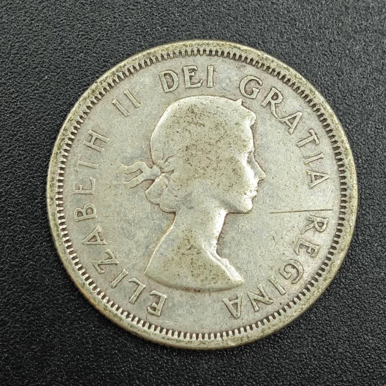 【淘币小摊】实时拍第七百八十八拍   散币小银币场   满百包邮可预留二周 每周一统一发货   加拿大1961年25分银币