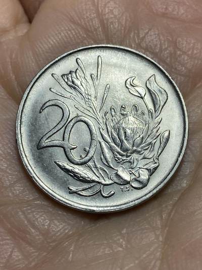 2025年第一百二十三场(总第一百四十九场）外国好品散币(免佣金) - 南非🇿🇦1983年20分