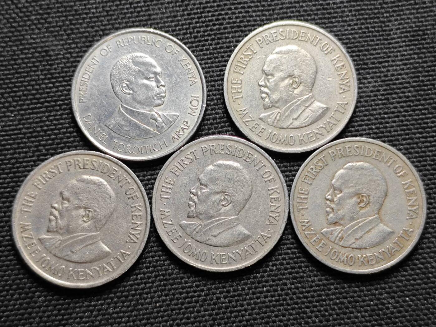 KK钱币收藏小铺  第364场  2月预留时间 周末发货  肯尼亚一组24枚