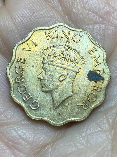 2025年第一百二十三场(总第一百四十九场）外国好品散币(免佣金) 英属印度1945年1安娜(乔治六世时期)