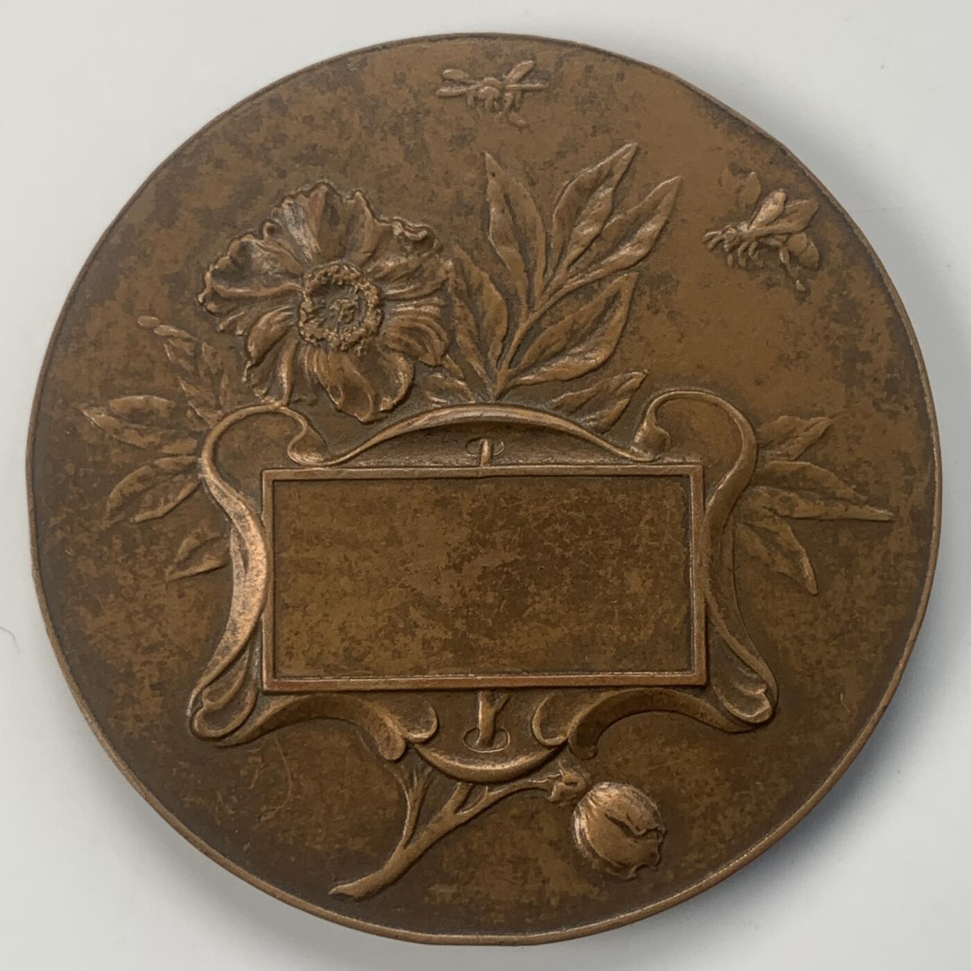 掌中浮雕-藏着的欧洲第040场 1967年新艺术大铜章，50.5mm