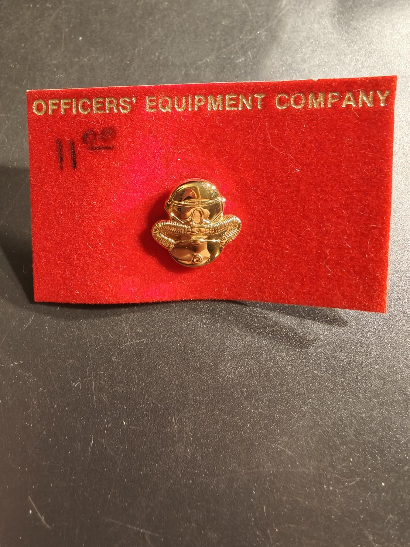 老王徽章第161期 美国海军陆战队战斗潜水员证章     军官版     晚礼服版本