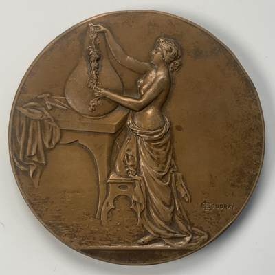 掌中浮雕-藏着的欧洲第040场 - 1967年新艺术大铜章，50.5mm