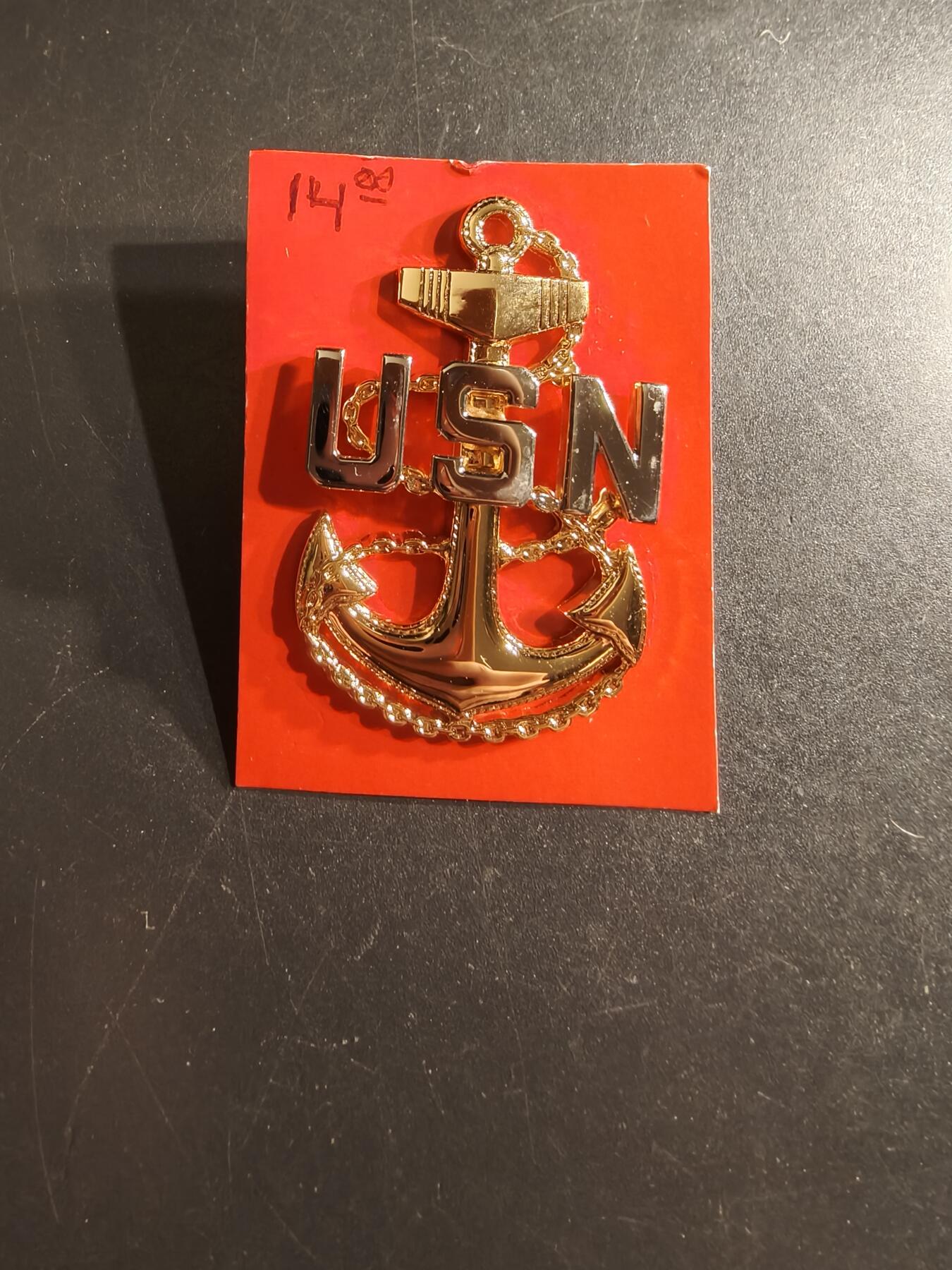 老王徽章第161期 美国海军三级士官长证章