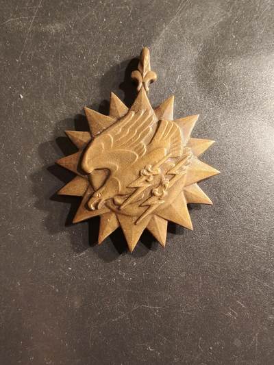 老王徽章第161期 - 美国空中奖章     无绶带