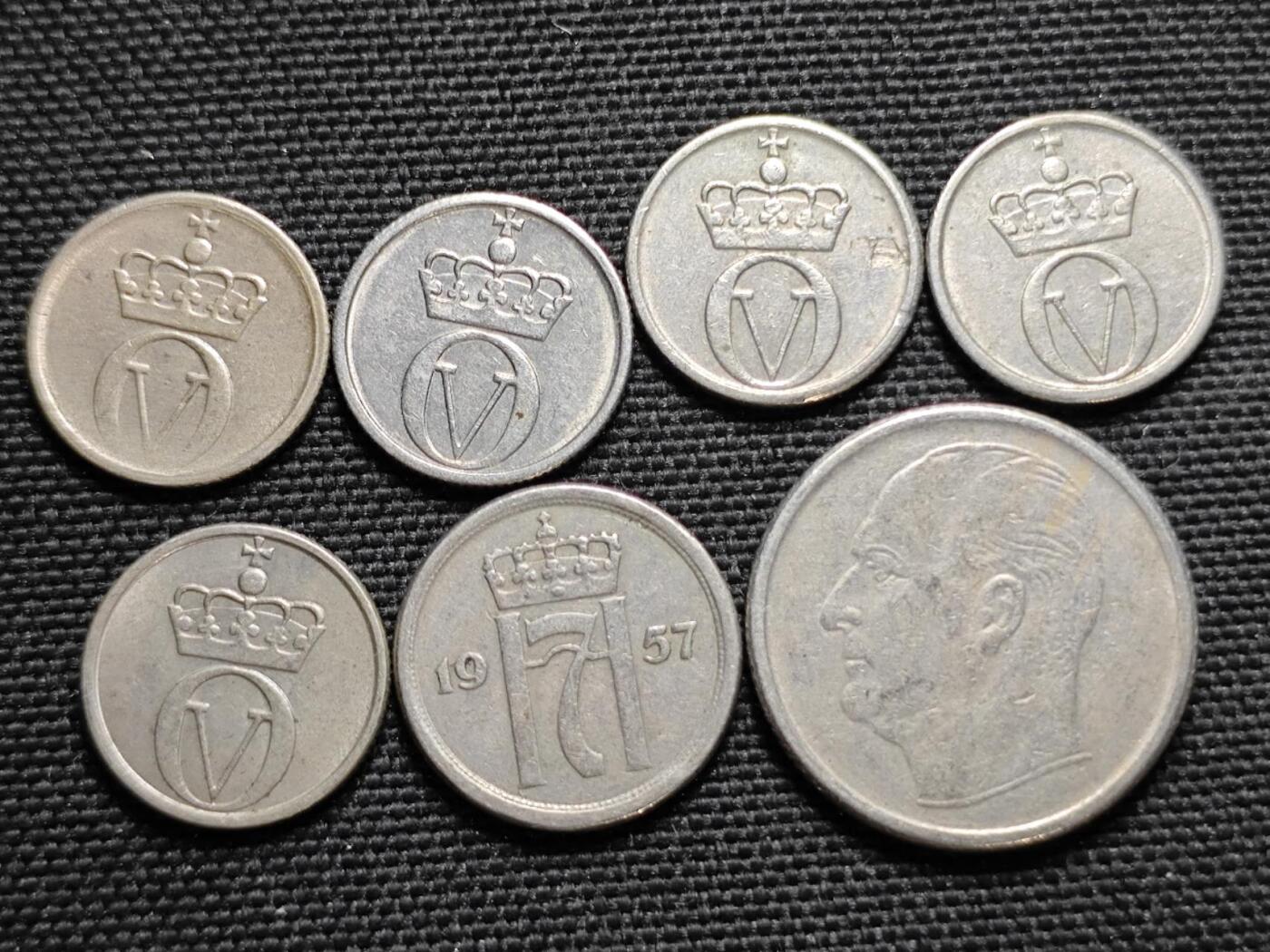 KK钱币收藏小铺  第364场  2月预留时间 周末发货  挪威动物版一组16枚