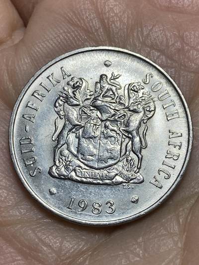 2025年第一百二十三场(总第一百四十九场）外国好品散币(免佣金) 南非🇿🇦1983年20分