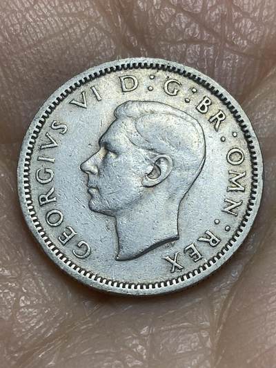 2025年第一百二十三场(总第一百四十九场）外国好品散币(免佣金) 英国🇬🇧1948年6便士(乔治六世第二版，关门年仅发行2年)