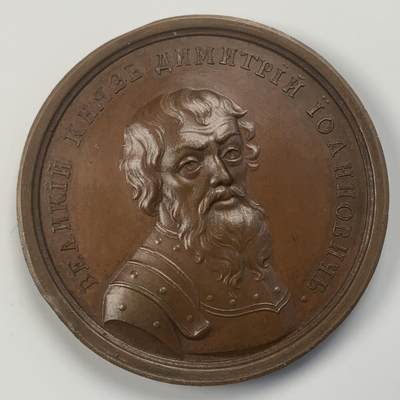 掌中浮雕-藏着的欧洲第040场 - 俄罗斯帝国18世纪历代大公系列铜章。早期古典章，38mm，少见品种。