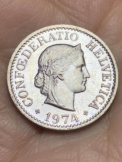 2025年第一百二十三场(总第一百四十九场）外国好品散币(免佣金) - 瑞士🇨🇭1974年10分