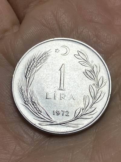 2025年第一百二十三场(总第一百四十九场）外国好品散币(免佣金) - 土耳其🇹🇷1972年1里拉